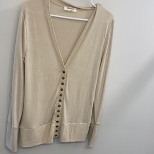 Beige cardigan size L